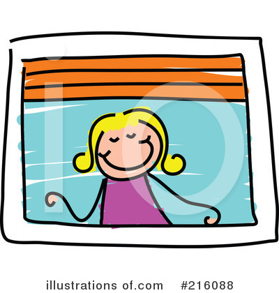 Royalty-Free (RF) Girl Clipart Illustration by Prawny - Stock Sample #216088