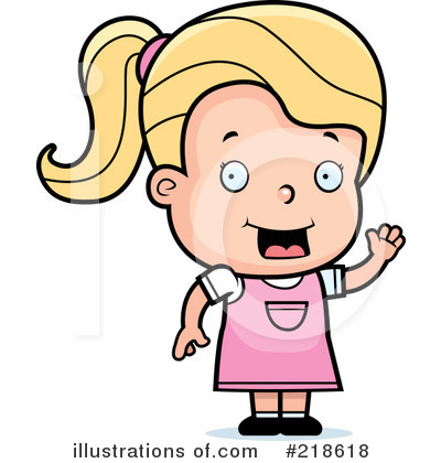 Royalty-Free (RF) Girl Clipart Illustration by Cory Thoman - Stock Sample #218618