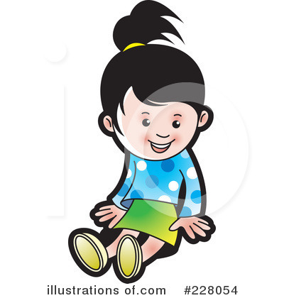 Royalty-Free (RF) Girl Clipart Illustration by Lal Perera - Stock Sample #228054