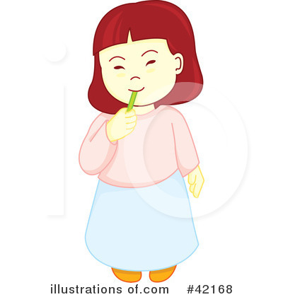 Royalty-Free (RF) Girl Clipart Illustration by Cherie Reve - Stock Sample #42168