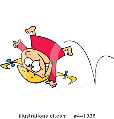 Cartwheel Clipart #441336 by toonaday