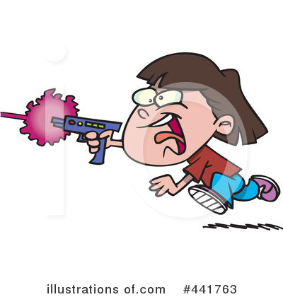 Laser Tag Clipart #441763 by toonaday