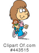 Girl Clipart #443515 by toonaday