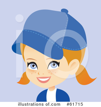 Royalty-Free (RF) Girl Clipart Illustration by Monica - Stock Sample #61715