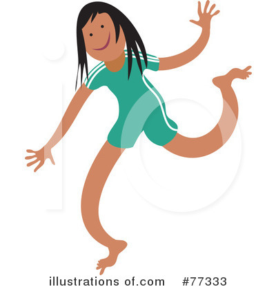 Royalty-Free (RF) Girl Clipart Illustration by Prawny - Stock Sample #77333