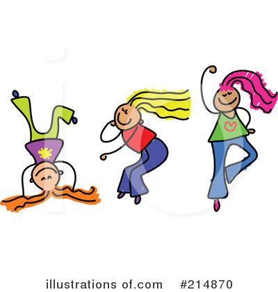 Royalty-Free (RF) Girls Clipart Illustration by Prawny - Stock Sample #214870