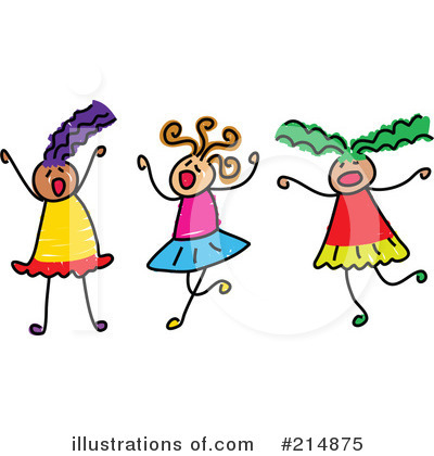 Royalty-Free (RF) Girls Clipart Illustration by Prawny - Stock Sample #214875