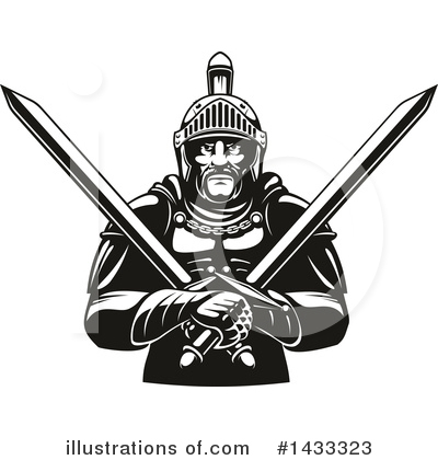 Royalty-Free (RF) Gladiator Clipart Illustration by Vector Tradition SM - Stock Sample #1433323