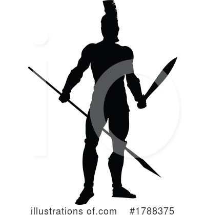 Royalty-Free (RF) Gladiator Clipart Illustration by AtStockIllustration - Stock Sample #1788375