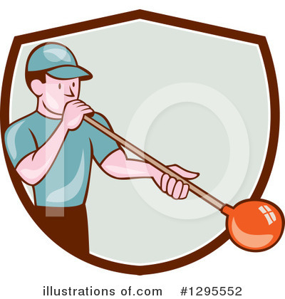 Royalty-Free (RF) Glass Blower Clipart Illustration by patrimonio - Stock Sample #1295552