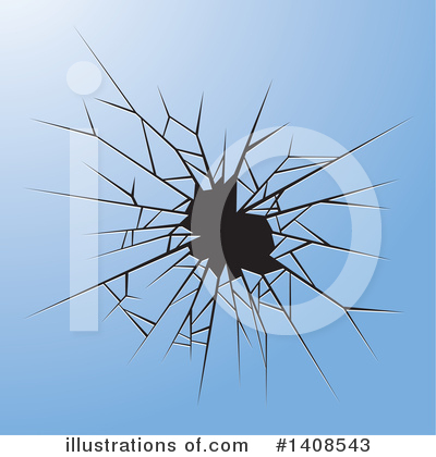 Shattered Glass Clipart #1408543 by Lal Perera