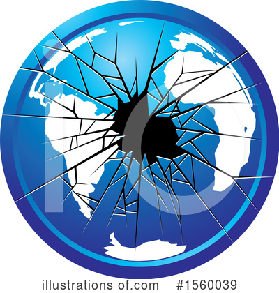Shattered Glass Clipart #1560039 by Lal Perera