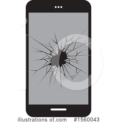 Shattered Glass Clipart #1560043 by Lal Perera