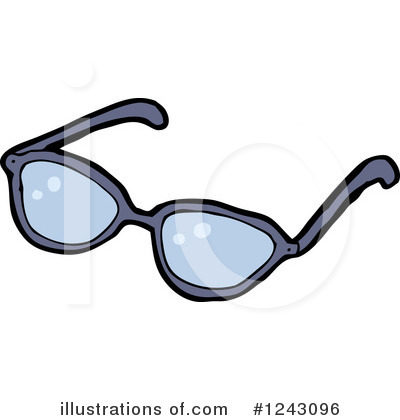 Royalty-Free (RF) Glasses Clipart Illustration by lineartestpilot - Stock Sample #1243096