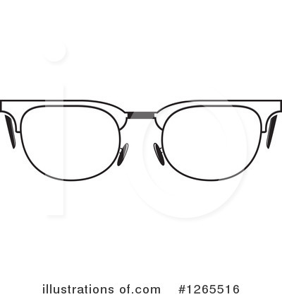 Royalty-Free (RF) Glasses Clipart Illustration by Lal Perera - Stock Sample #1265516