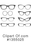 Glasses Clipart #1355025 by vectorace
