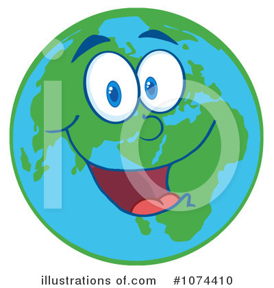Royalty-Free (RF) Globe Clipart Illustration by Hit Toon - Stock Sample #1074410
