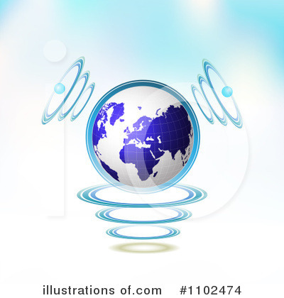 Royalty-Free (RF) Globe Clipart Illustration by merlinul - Stock Sample #1102474