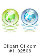 Globe Clipart #1102506 by merlinul