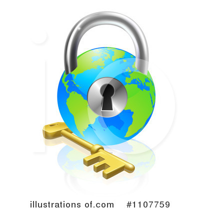 Padlock Clipart #1107759 by AtStockIllustration