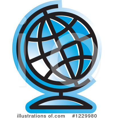 Royalty-Free (RF) Globe Clipart Illustration by Lal Perera - Stock Sample #1229980