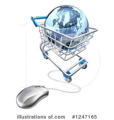 Online Shopping Clipart #1247165 by AtStockIllustration