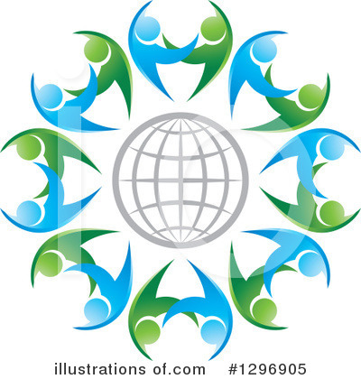 Royalty-Free (RF) Globe Clipart Illustration by Lal Perera - Stock Sample #1296905