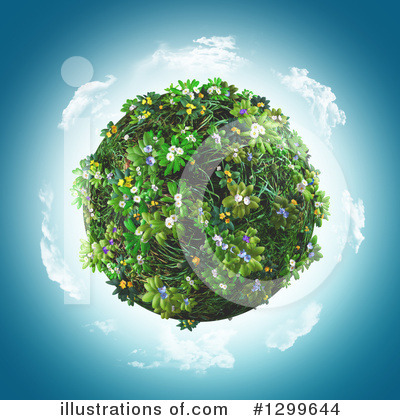 Royalty-Free (RF) Globe Clipart Illustration by KJ Pargeter - Stock Sample #1299644
