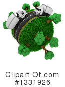 Globe Clipart #1331926 by KJ Pargeter