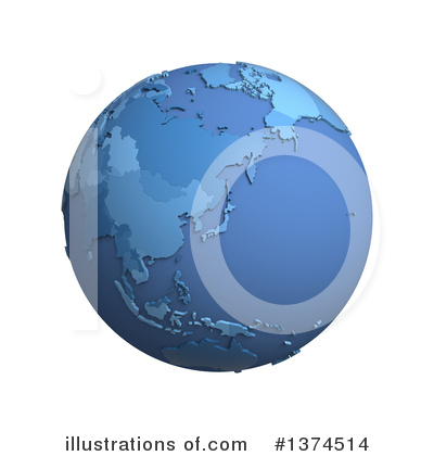 Royalty-Free (RF) Globe Clipart Illustration by Michael Schmeling - Stock Sample #1374514