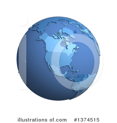 Royalty-Free (RF) Globe Clipart Illustration by Michael Schmeling - Stock Sample #1374515