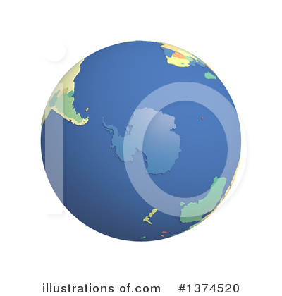 Royalty-Free (RF) Globe Clipart Illustration by Michael Schmeling - Stock Sample #1374520
