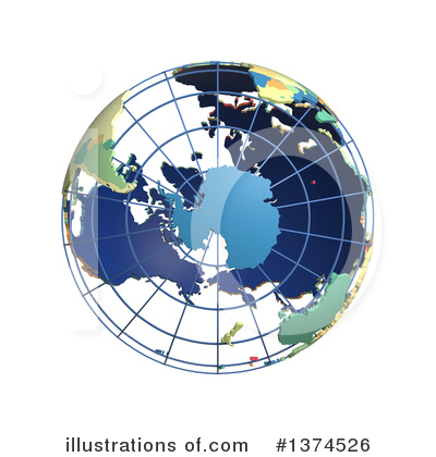 Royalty-Free (RF) Globe Clipart Illustration by Michael Schmeling - Stock Sample #1374526