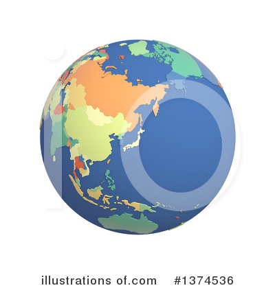 Royalty-Free (RF) Globe Clipart Illustration by Michael Schmeling - Stock Sample #1374536