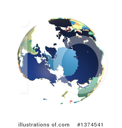 Royalty-Free (RF) Globe Clipart Illustration by Michael Schmeling - Stock Sample #1374541