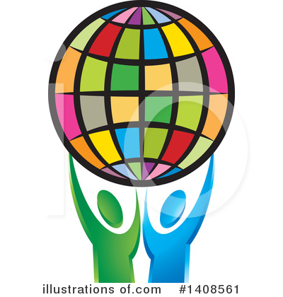 Royalty-Free (RF) Globe Clipart Illustration by Lal Perera - Stock Sample #1408561