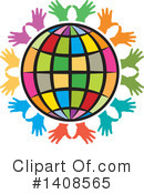Globe Clipart #1408565 by Lal Perera
