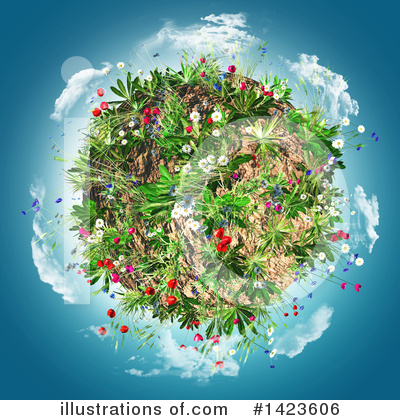 Royalty-Free (RF) Globe Clipart Illustration by KJ Pargeter - Stock Sample #1423606
