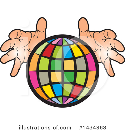 Royalty-Free (RF) Globe Clipart Illustration by Lal Perera - Stock Sample #1434863