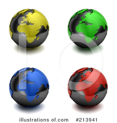 Royalty-Free (RF) Globe Clipart Illustration by stockillustrations - Stock Sample #213941