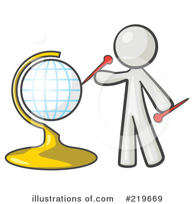 Royalty-Free (RF) Globe Clipart Illustration by Leo Blanchette - Stock Sample #219669