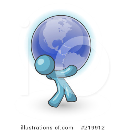 Royalty-Free (RF) Globe Clipart Illustration by Leo Blanchette - Stock Sample #219912