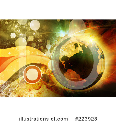 Royalty-Free (RF) Globe Clipart Illustration by chrisroll - Stock Sample #223928