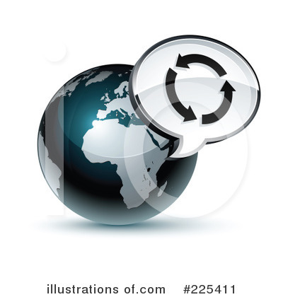 Royalty-Free (RF) Globe Clipart Illustration by beboy - Stock Sample #225411