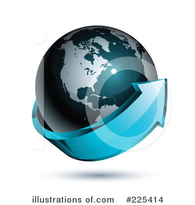 Royalty-Free (RF) Globe Clipart Illustration by beboy - Stock Sample #225414