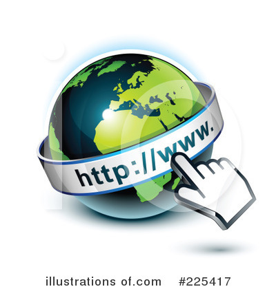 Royalty-Free (RF) Globe Clipart Illustration by beboy - Stock Sample #225417