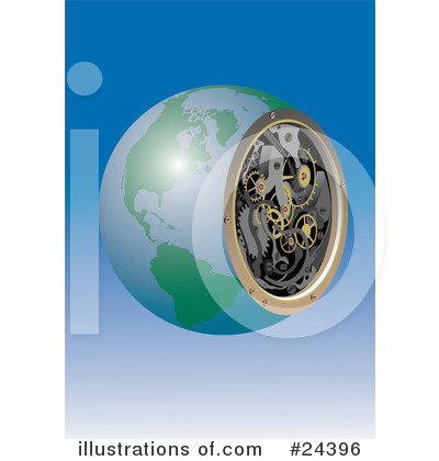 Royalty-Free (RF) Globe Clipart Illustration by Eugene - Stock Sample #24396