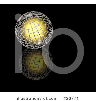 Royalty-Free (RF) Globe Clipart Illustration by KJ Pargeter - Stock Sample #26771