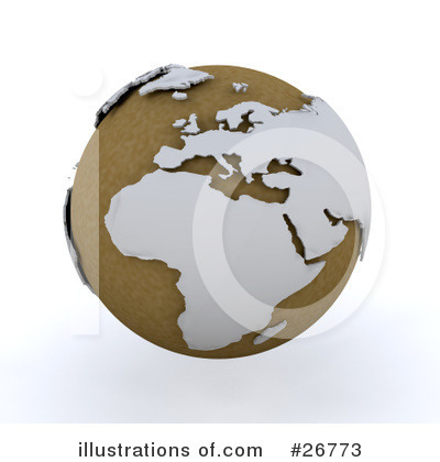 Royalty-Free (RF) Globe Clipart Illustration by KJ Pargeter - Stock Sample #26773