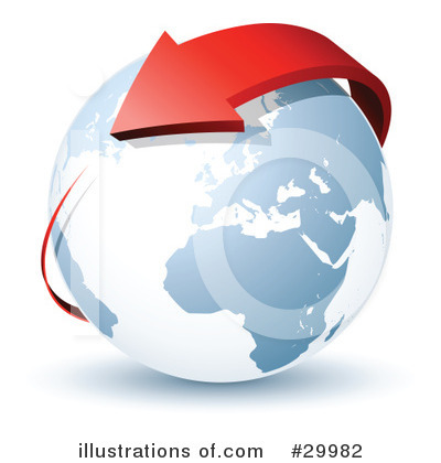 Royalty-Free (RF) Globe Clipart Illustration by beboy - Stock Sample #29982